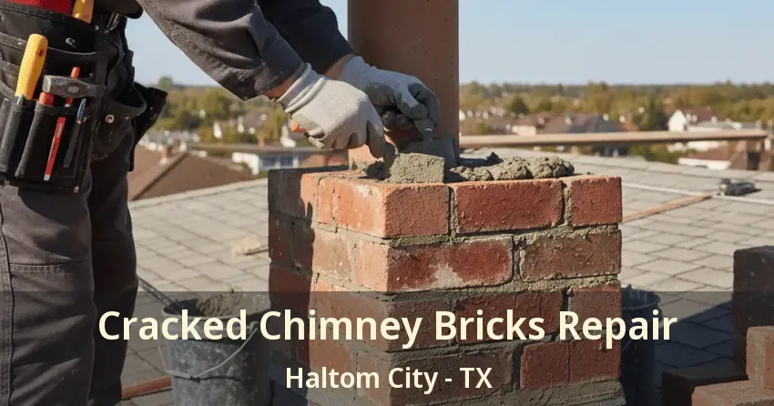 Cracked Chimney Bricks Repair Haltom City - TX